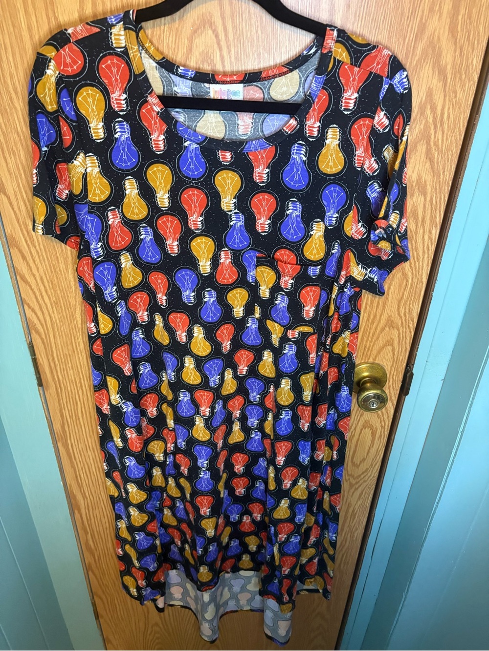 Lularoe Carly Lightbulb Print Dress